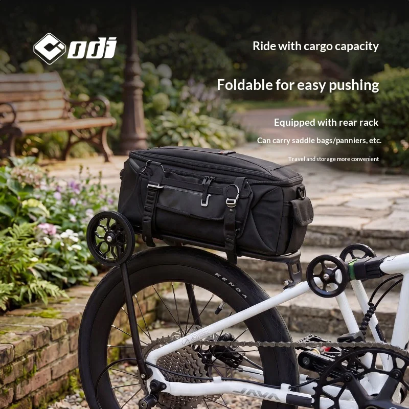 Cargo Rack Aluminum - Portapacchi Posteriore per Bicicletta Pieghevole Brompton