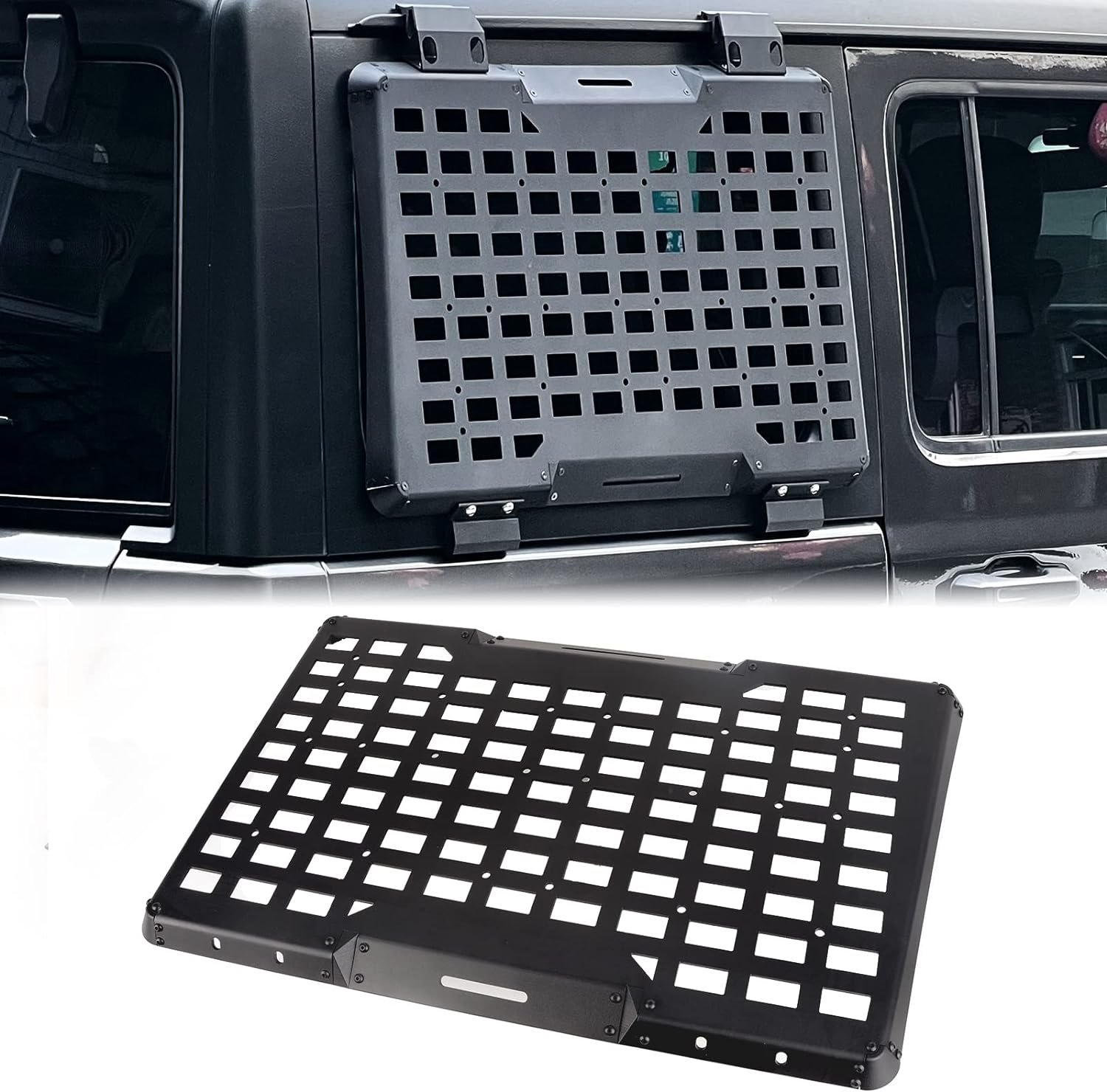 Cargo Rack Aluminum - Pannello Molle per Finestrino Posteriore Destro,