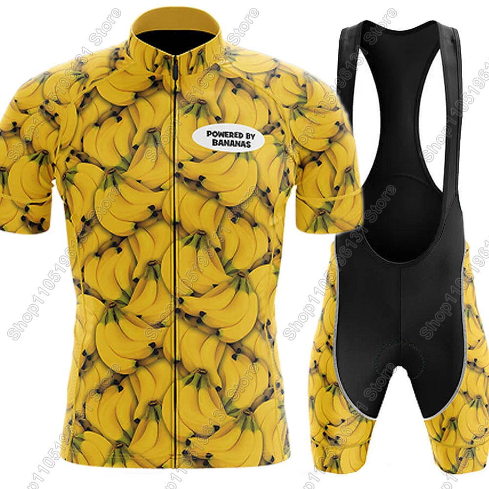 Cycling Commute Shorts - Powerouge-By-Bananas 2026 Maglia da ciclismo Set