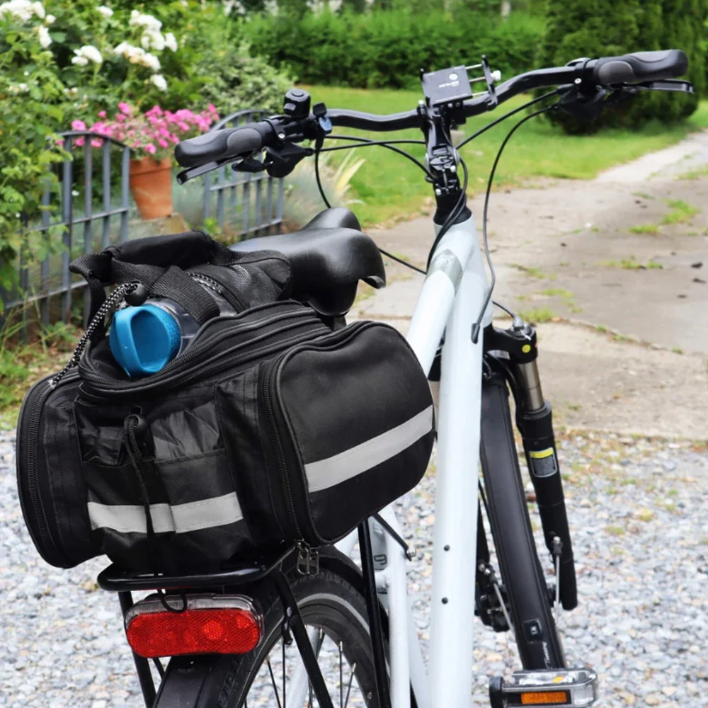 Cycling Commute In Rain - Borsa per Portapacchi Bicicletta 27L con