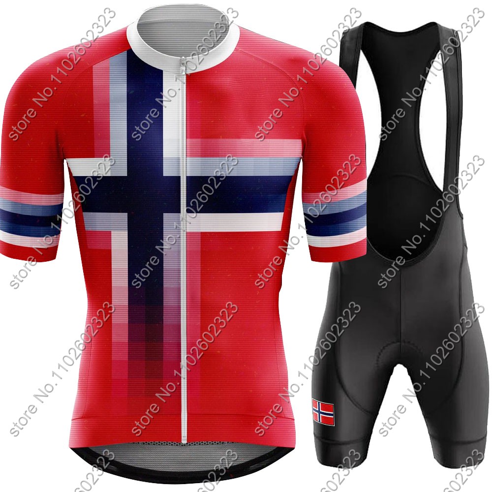 Cycling Commute Shorts - 2024 norvegia maglia da ciclismo squadra
