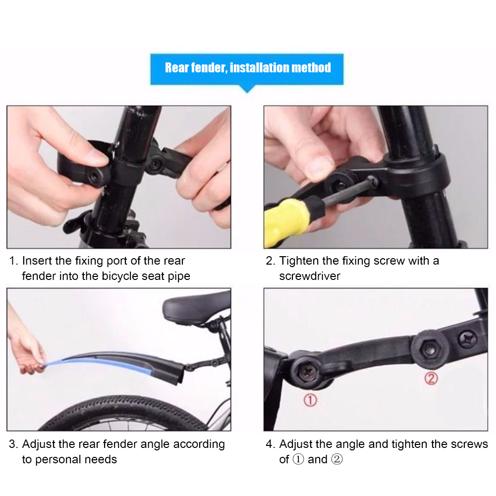 2 pezzi Mountain Bike parafang - Fender Mudguard Set recensione e prezzo